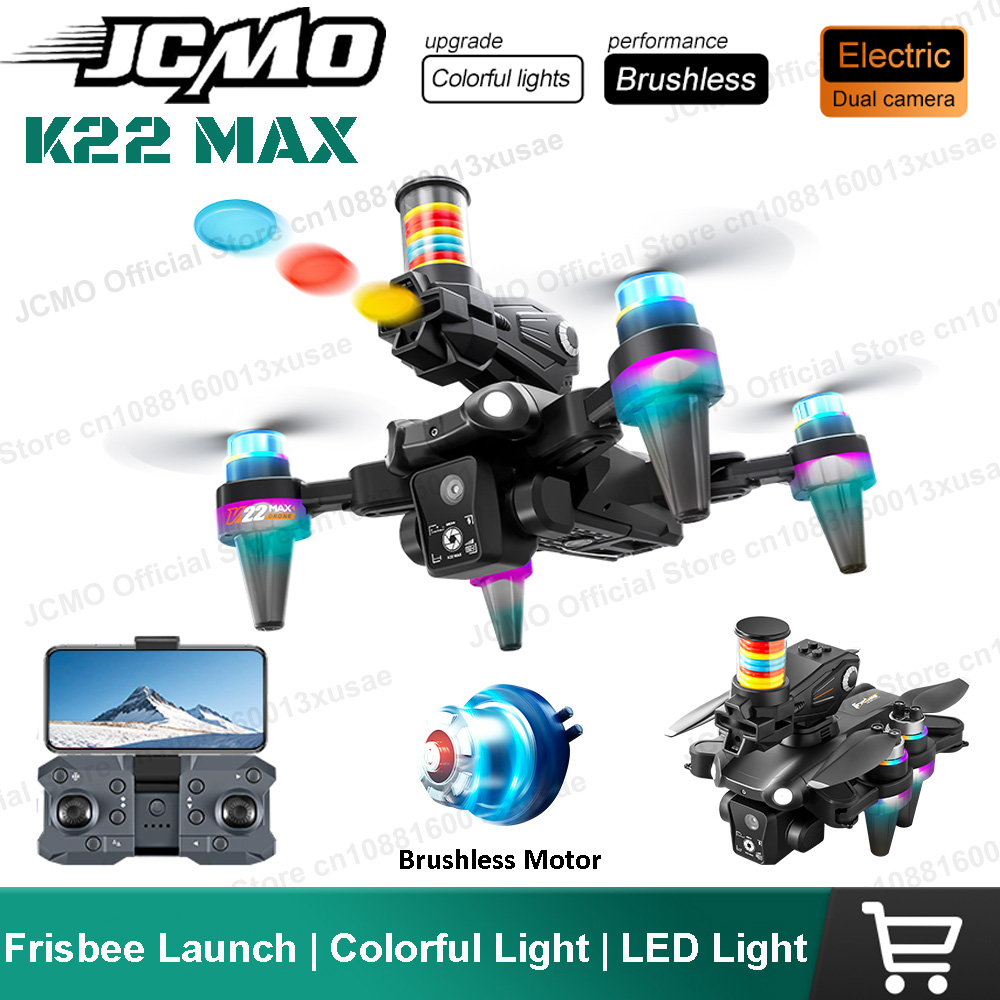 Drone Camera Professional - JCMO K22 MAX Drone Peluncur Frisbee