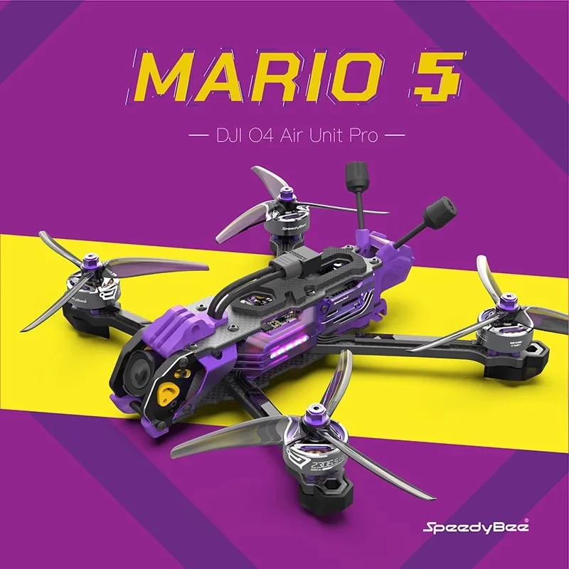 SpeedyBee Mario 5 FPV Drone 5- - Drone Camera 4K ulasan dan harga