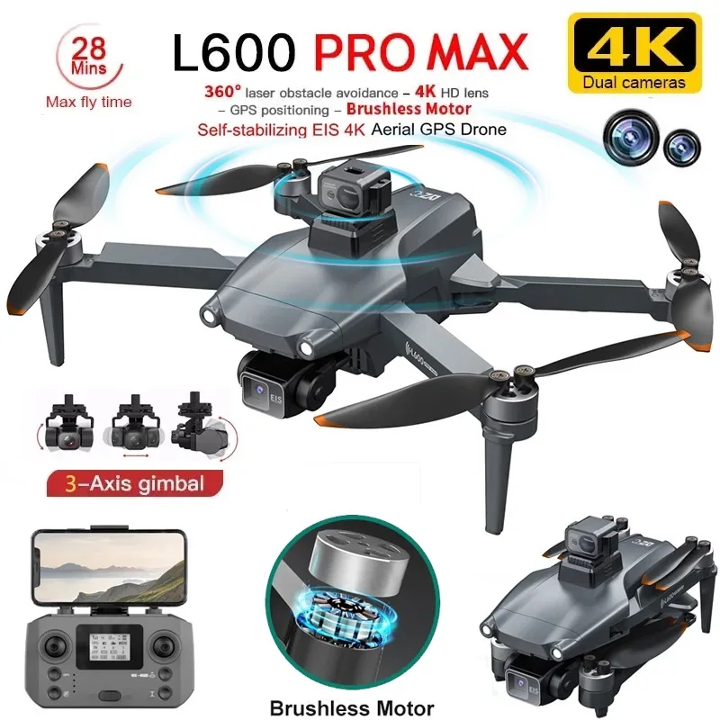 L600 PRO MAX Drone GPS profesi - Drone Camera Professional ulasan dan harga