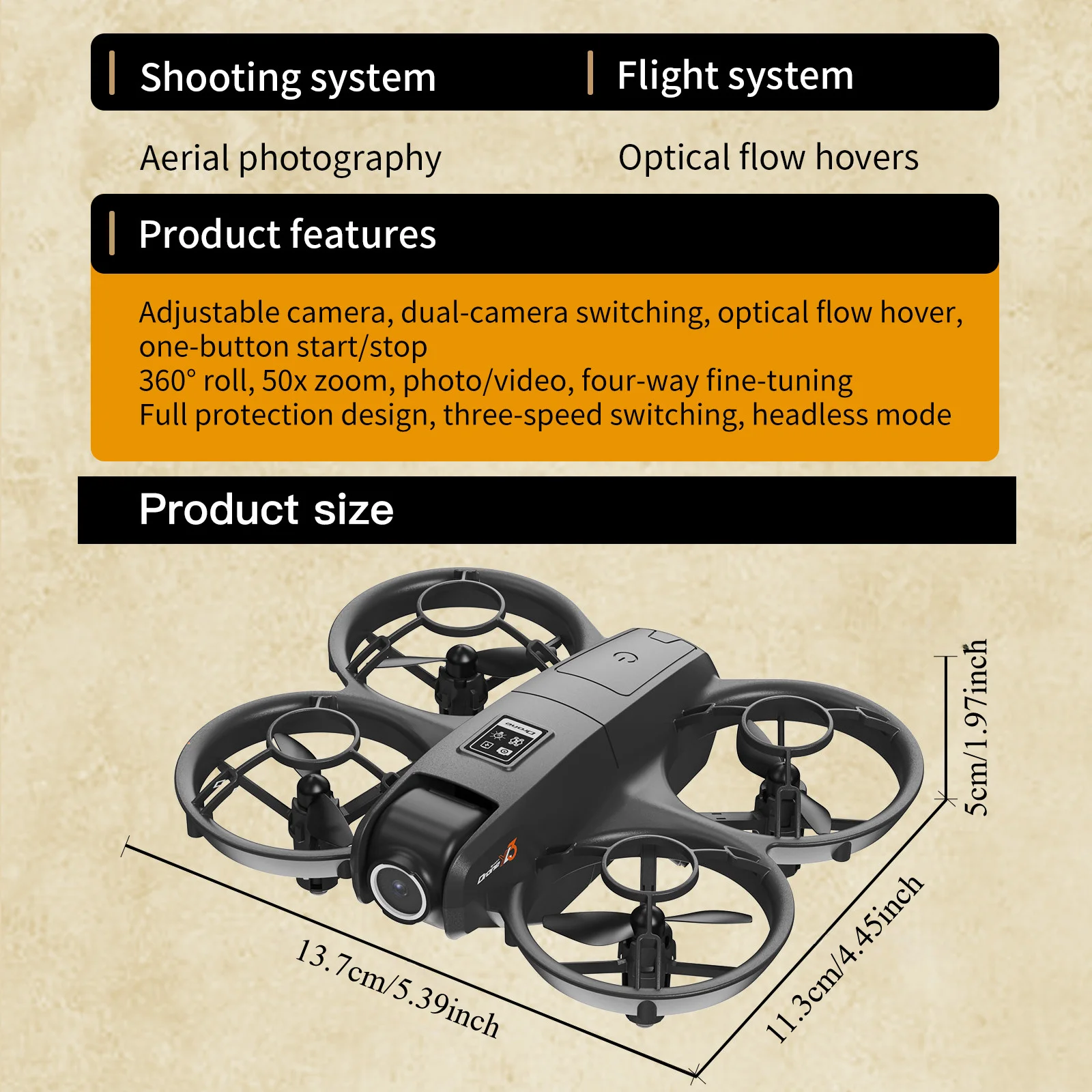 Drone Lipat YL3, Kamera Ganda  - Drone Camera 4K ulasan dan harga