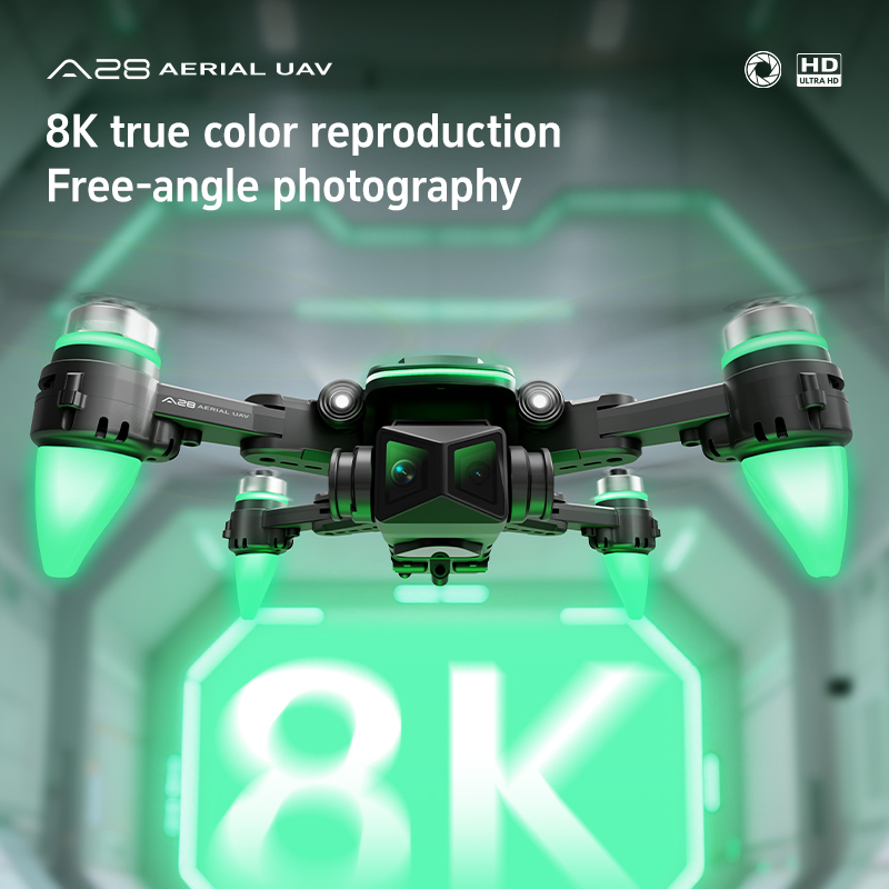 Drone RC Lipat A28 GPS Asli de - Drone Camera 4K ulasan dan harga