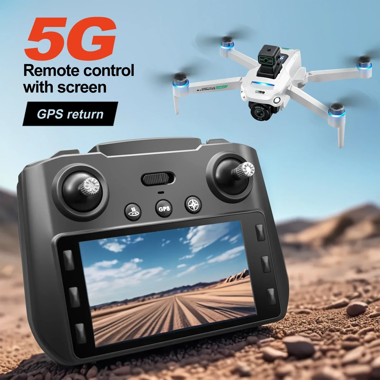 Drone GPS S159, Quadcopter Pro - Drone Camera Professional ulasan dan harga